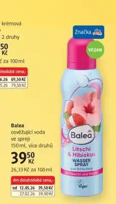 dm drogerie Balea nabídka
