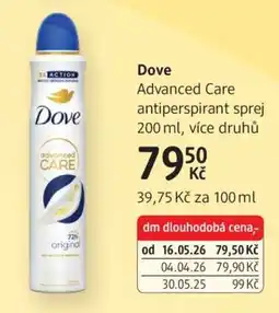 dm drogerie Dove nabídka