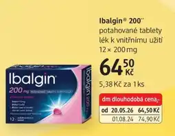 dm drogerie Ibalgin 200 nabídka