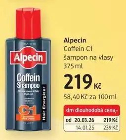 dm drogerie Alpecin nabídka