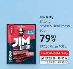 dm drogerie Jim Jerky nabídka
