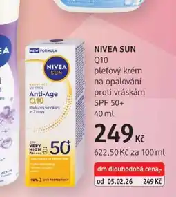 dm drogerie Nivea Sun nabídka