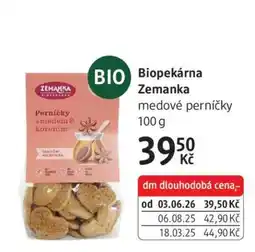 dm drogerie Biopekárna Zemanka nabídka