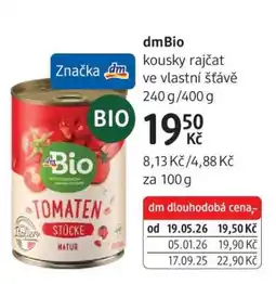 dm drogerie dmBio nabídka