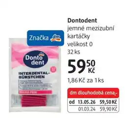 dm drogerie Dontodent nabídka