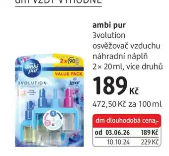 dm drogerie AMBI PUR nabídka