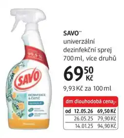 dm drogerie Savo nabídka