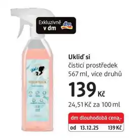 dm drogerie Ukliď si nabídka
