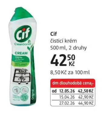 dm drogerie Cif nabídka