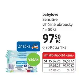dm drogerie babylove nabídka