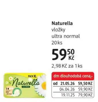 dm drogerie Naturella nabídka