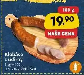 Coop Klobása z udírny nabídka