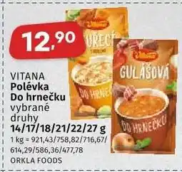 Coop Vitana Polévka Do hrnečku nabídka