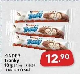 Coop Kinder Tronky nabídka