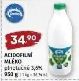 Coop Acidofilní mléko nabídka