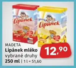 Coop Lipánek mléko nabídka