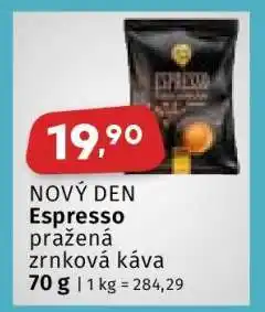 Coop NOVÝ DEN ESPRESSO nabídka