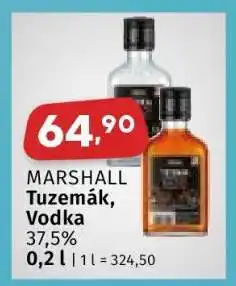 Coop MARSHALL TUZEMÁK, VODKA nabídka