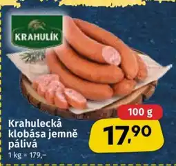 Coop Krahulecká klobása jemně pálivá nabídka