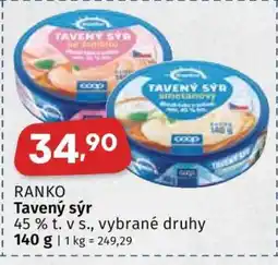 Coop RANKO TAVENÝ SÝR nabídka