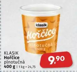 Coop KLASIK Hořčice plnotučná nabídka