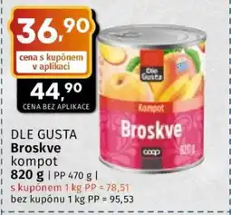 Coop DLE GUSTA BROSKVE nabídka