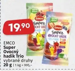 Coop Emco Super ovocný hadík Trio nabídka
