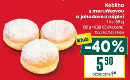 Billa Kobliha s meruňkovou a jahodovou náplní nabídka
