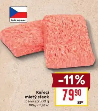 Billa Kuřecí mletý steak nabídka