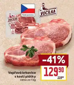Billa Vepřová krkovice s kostí – plátky • nabídka