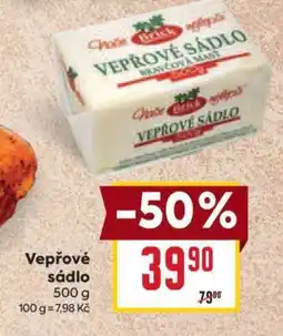 Billa Vepřové sádlo nabídka