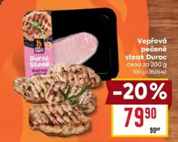 Billa Vepřová pečeně steak Duroc nabídka
