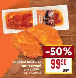 Billa Vepřová krkovice marinovaná nabídka