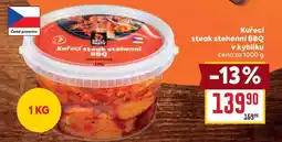 Billa Kuřecí steak stehenní BBQ v kyblíku nabídka