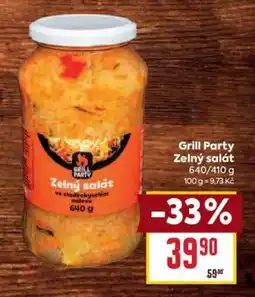 Billa Grill Party Zelný salát nabídka