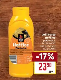 Billa Grill Party Hořčice nabídka