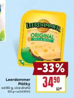 Billa Leerdammer plátky nabídka
