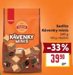 Billa Sedita Kávenky minis nabídka