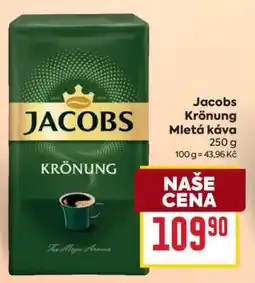 Billa JACOBS KRÖNUNG Mletá káva nabídka