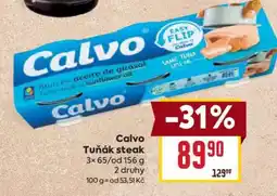 Billa Calvo Tuňák steak nabídka