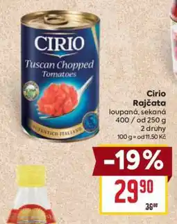 Billa Cirio Rajčata nabídka