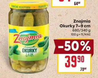 Billa Znojmia Okurky 7–9 cm nabídka