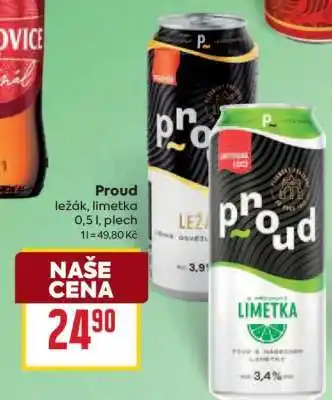 Billa Proud Ležák/Limetka nabídka