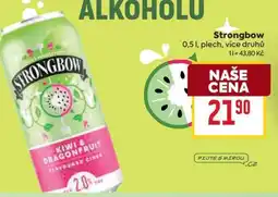Billa Strongbow Kiwi & Dragonfruit nabídka