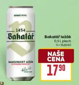 Billa BAKALÁŘ LEŽÁK nabídka