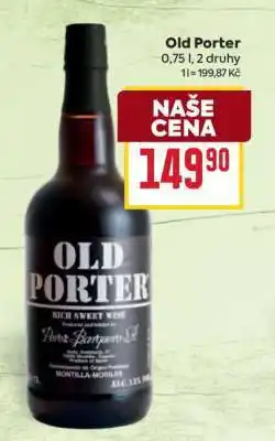 Billa Old Porter nabídka