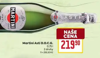 Billa Martini Asti D.O.C.G nabídka