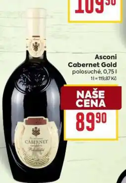 Billa Asconi Cabernet Gold nabídka