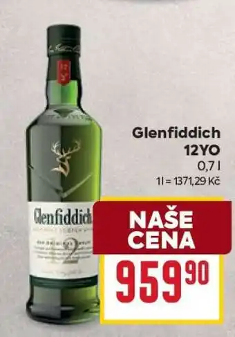 Billa Glenfiddich 12YO nabídka