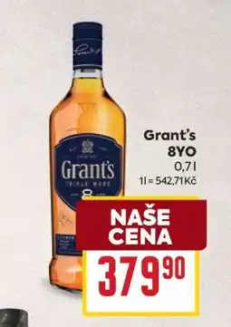 Billa Grant’s 8YO nabídka